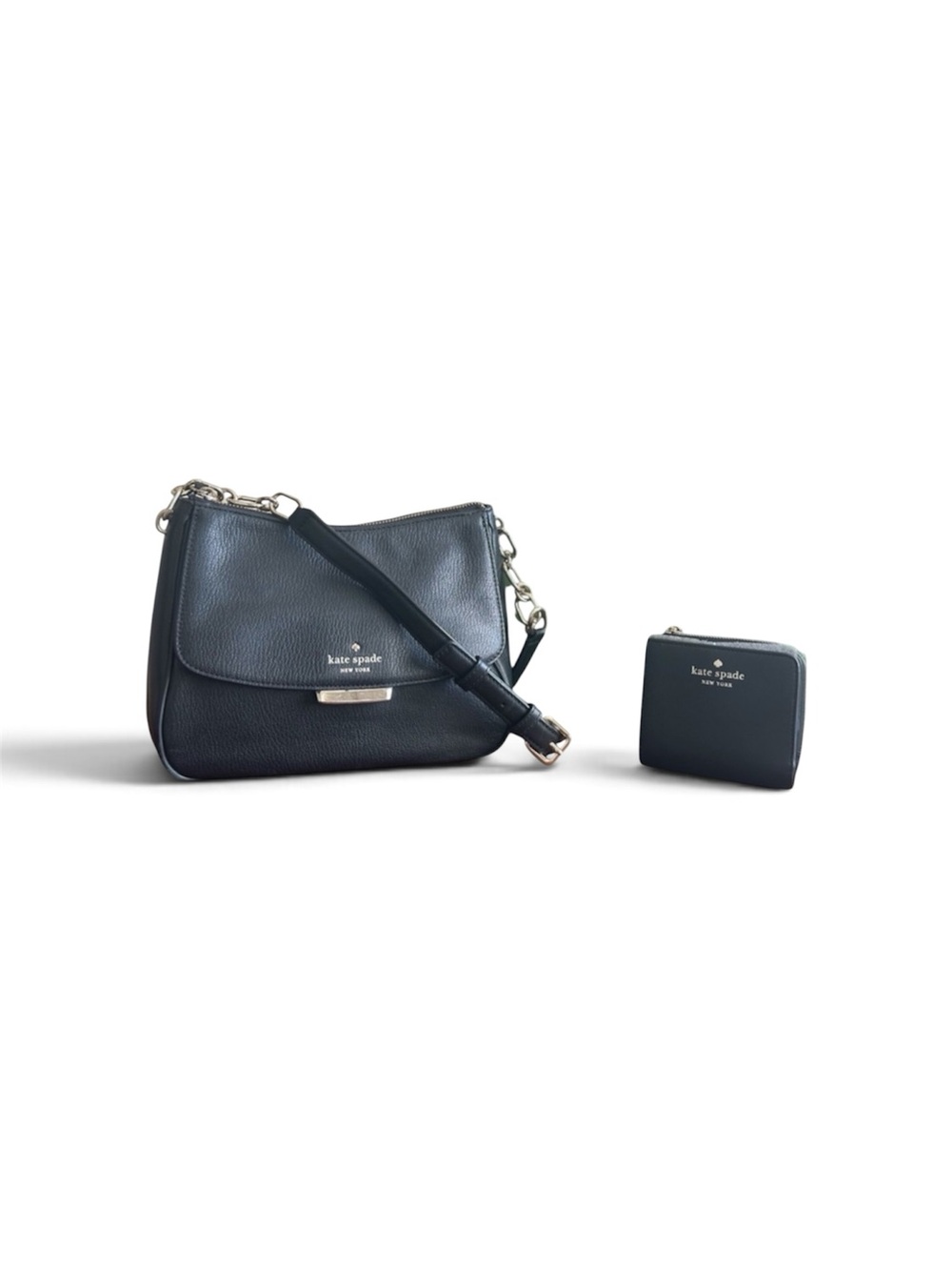 Kate Spade Robinson Lane Chantel Bag + Schuyler Wallet NWT Black Bundle